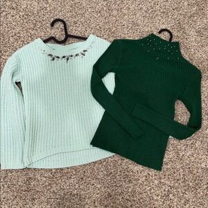 Embellished Sweater bundle for girls size M 8-10